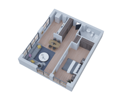 Apartament Nou Constanta Zamfirescu 34 - 2 camere A