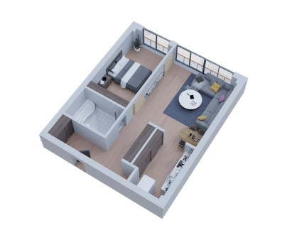 Apartament Nou Constanta Zamfirescu 34 - 2 camere B