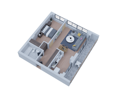 Apartament Nou Constanta Zamfirescu 34 - 2 camere F