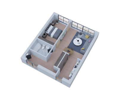 Apartament Nou Constanta Zamfirescu 34 2 camere F