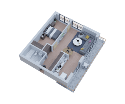 Apartament Nou Constanta Zamfirescu 34 - 2 camere H