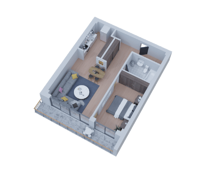 Apartament Nou Constanta Zamfirescu 34 - 2 camere I