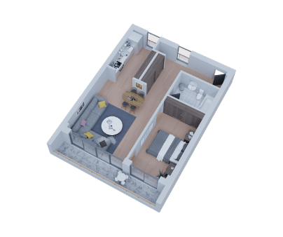 Apartament Nou Constanta Zamfirescu 34 - 2 camere J