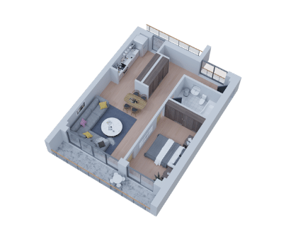 Apartament Nou Constanta Zamfirescu 34 - 2 camere M