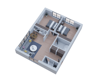 Apartament Nou Constanta Zamfirescu 34 - 3 camere B