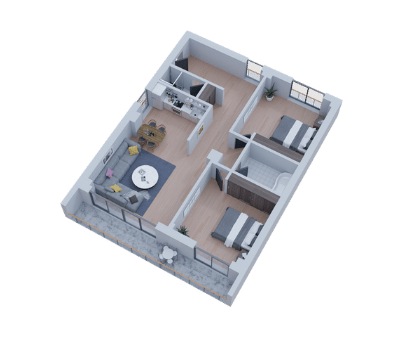 Apartament Nou Constanta Zamfirescu 34 - 3 camere C