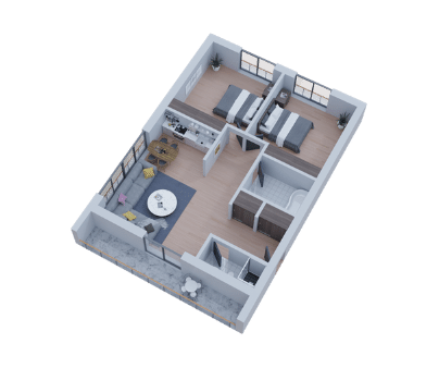 Apartament Nou Constanta Zamfirescu 34 - 3 camere D