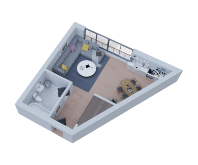 Apartament Nou Constanta Zamfirescu 34 - Studio B