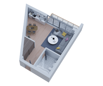 Apartament Nou Constanta Zamfirescu 34 - Studio C